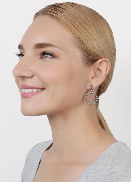 light blue - Creole Cristal - Konplott earrings